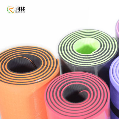 циновка йоги фитнеса 6mm, циновка Eco йоги TPE дружелюбное для Pilates