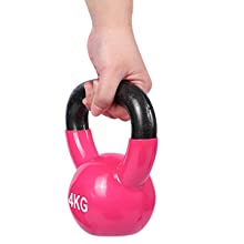 Тренировка Kettlebell прочности литого железа тела пинка твердая для домашней разминки спортзала 10