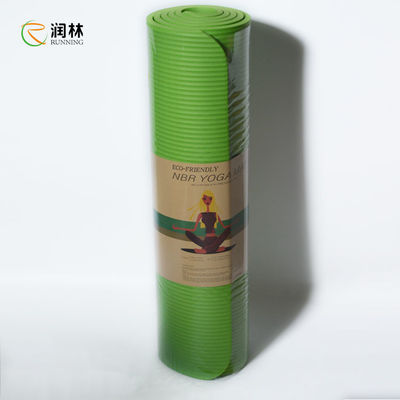 Водостойкое Eco Recyclable циновки йоги 10mm NBR дружелюбное