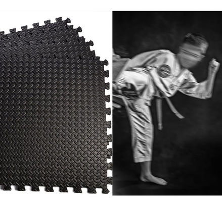 Не сместите черная циновка тренировки головоломки с плитками дополнительной толстой ЕВА пены 1/2» блокируя