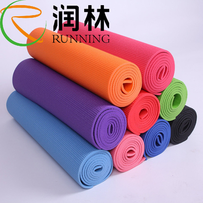 Циновка 3mm йоги PVC печати спортзала изготовленная на заказ 4mm 5mm 6mm 8mm толщиной с носит ремень