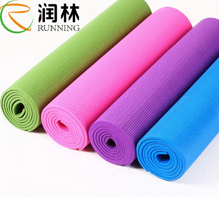 Циновка йоги Pvc толстой тренировки резиновая изготовленная на заказ напечатанная печатая оборудование фитнеса